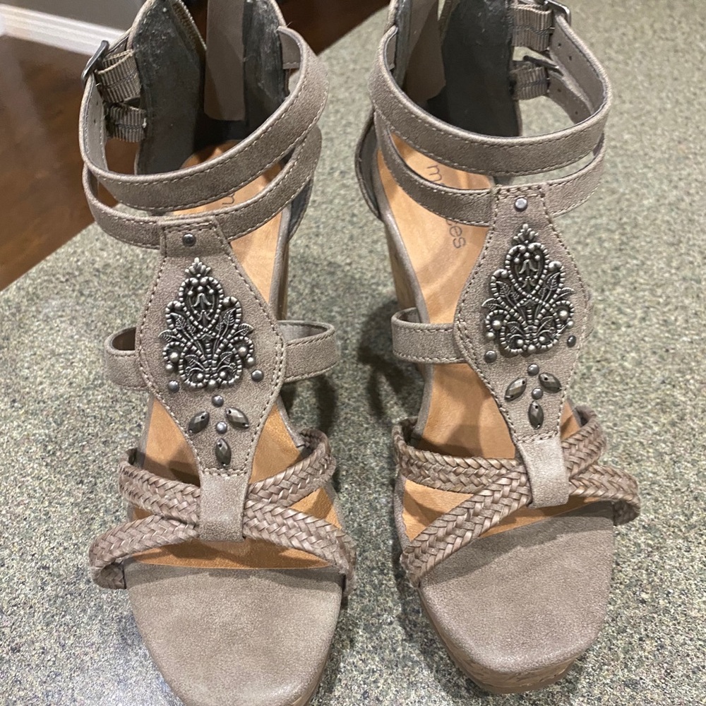 Strappy Wedges